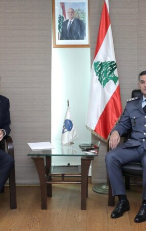 اللواء  عبدالله استقبل السفير الأسترالي في لبنان على رأس وفد