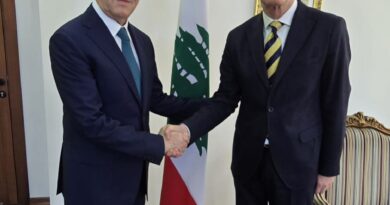 التقى وزير الخارجية والمغتربين يوسف رجي النائب اللواء اشرف ريفي