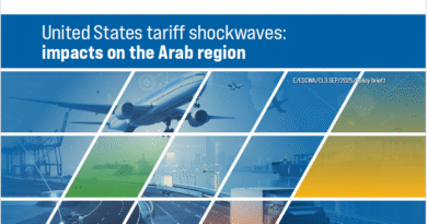 لإسكوا: الرسوم الجمركية الأمريكية تهدد صادرات عربية غير نفطية بقيمة 22 مليار دولار