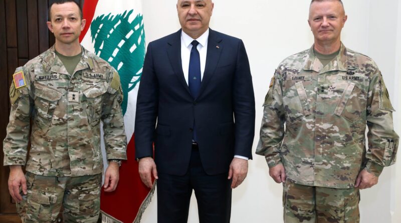 انضمام الجنرال مايكل ليني إلى لجنة تنفيذ وقف الأعمال العدائية كقائد عسكري رفيع بدوام كامل في بيروت