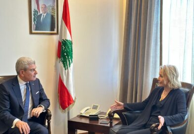 التقى وزير الصناعة جو عيسى الخوري سفيرة استونيا في لبنان