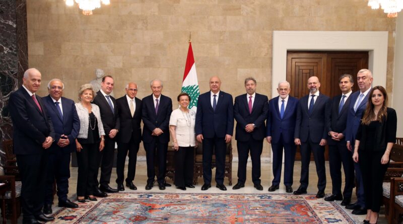 الرئيس عون اطلع من الوزيرين عيسى الخوري ومرقص على اوضاع وزارتيهما ومن الشيخ قدور على جهود المجلس الإسلامي العلوي لرعاية النازحين