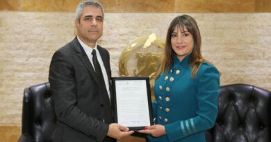 العميد فرح تباحث مع وفد إيطالي في تطوير برامج الدعم التقني واللوجستي وتلقى شهادة تقدير على عمل بطولي في زحلة
