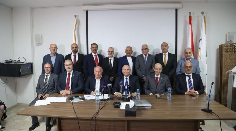 بحضور ممثل الأولمبية الدولية والأولمبي الآسيوي و 18 إتحاد أولمبي من أصل 32 الأولمبية اللبنانية إنتخبت لجنة تنفيذية بالتزكية برئاسة بطرس جلخ رمضان وتامر وقبلاوي وحنين نواباً ورستم أميناً عاماً  ومقلّد أميناً للصندوق وزغيب محاسباً