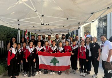 بعثة لبنان في الجمباز الفني     إلى بطولة غرب آسيا في عمان