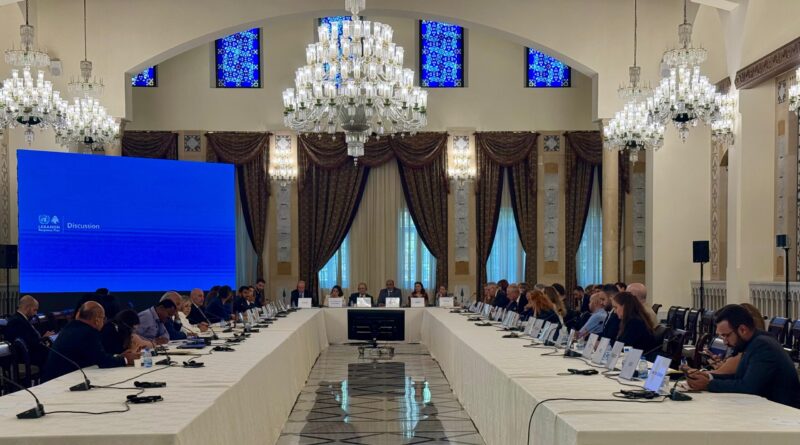 اللجنة التوجيهية تقر خطة لبنان للاستجابة لعام 2025