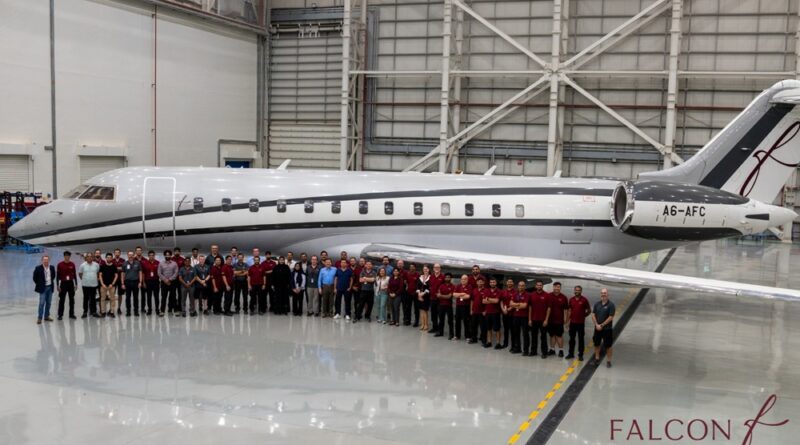 Falcon Technic تُعيد تشغيل طائرةGlobal Express XRS بعد عملية صيانة هامة