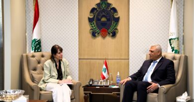 استقبل المدير العام للأمن العام اللواء حسن شقير في مكتبه رئيسة اللجنة الدولية للصليب الأحمر في لبنان