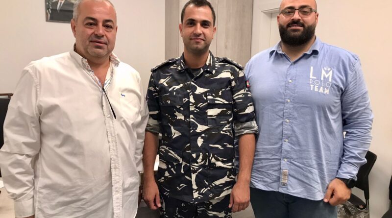 السيد عامر معطي يزور قيادة الأمن الداخلي في الجنوب ويلتقي العميد أبو ضاهر والعقيد الباز والنقيب سليمان